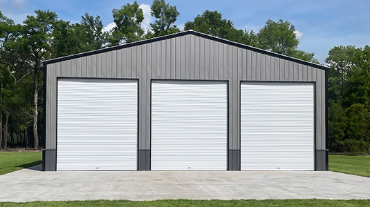 Beryl Sanders's completed ProBuilt steel building